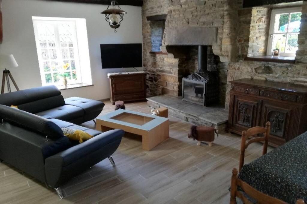 Gîte de charme 14 personnes labellisé Clévacances 3 étoiles Sainte-Seve Esterno foto